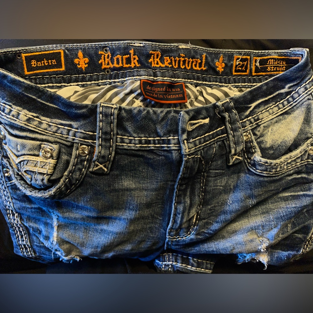 Rock Revival Blue Skinny Jeans